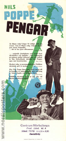Pengar 1946 poster Sigge Fürst Nils Poppe