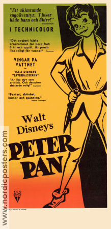 Peter Pan 1953 poster Bobby Driscoll Clyde Geronimi
