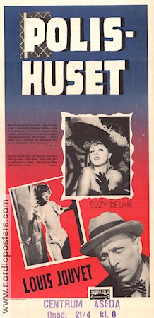 Quai des Orfevres 1947 movie poster Louis Jouvet Suzy Delair Police and thieves