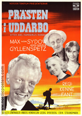Prästen i Uddarbo 1957 poster Max von Sydow Kenne Fant