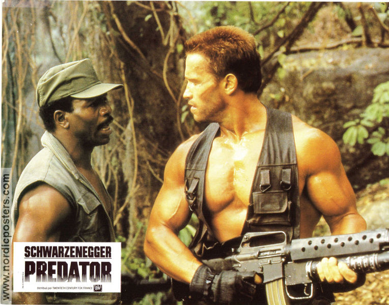 Predator 1987 lobby card set Arnold Schwarzenegger Carl Weathers Kevin Peter Hall John McTiernan