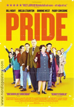 Pride 2014 movie poster Bill Nighy Imelda Staunton Dominic West Matthew Warchus