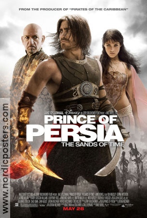 Prince of Persia 2010 movie poster Jake Gyllenhaal Gemma Arterton Ben Kingsley Mike Newell Sword and sandal