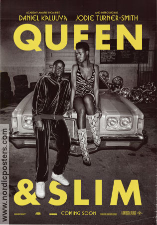 Queen and Slim 2019 movie poster Daniel Kaluuya Jodie Turner-Smith Bokeem Woodbine Melina Matsoukas