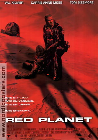 Red Planet 2000 movie poster Val Kilmer Carrie-Anne Moss Tom Sizemore Antony Hoffman