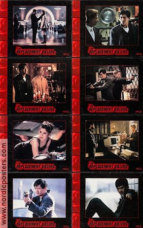 The Replacement Killers 1996 lobby card set Chow Yun Fat