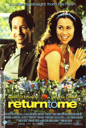 Return to Me 2000 poster David Duchovny Bonnie Hunt