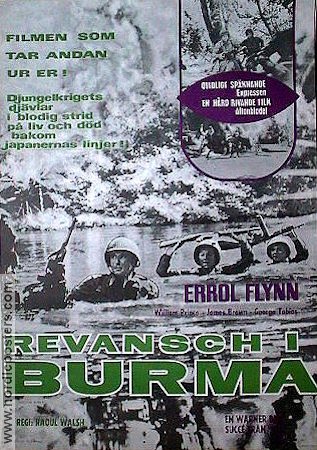 Objective Burma 1945 poster Errol Flynn Raoul Walsh