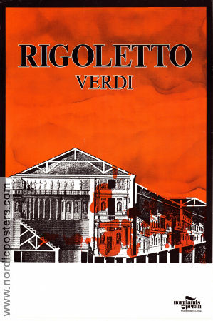 Rigoletto Verdi 1990 poster Norrlandsoperan Find more: Opera Find more: Umeå