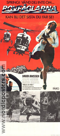 Birds of Prey 1973 movie poster David Janssen Ralph Meeker Elayne Heilveil William A Graham