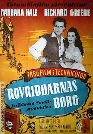 Lorna Doone 1952 movie poster Barbara Hale Richard Greene Adventure and matine