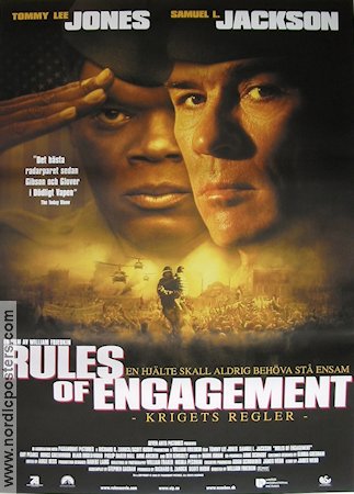 Rules of Engagement 2000 movie poster Tommy Lee Jones Samuel L Jackson Guy Pearce William Friedkin