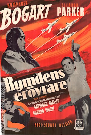 Chain Lightning 1950 movie poster Humphrey Bogart Eleanor Parker Planes