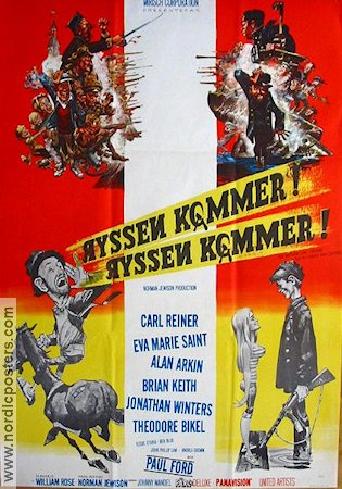 The Russians are Coming 1966 movie poster Carl Reiner Russia