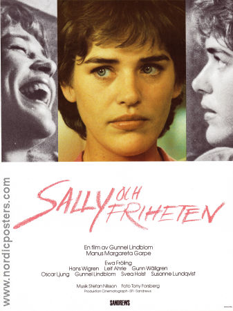 Sally and Freedom 1981 movie poster Ewa Fröling Gunnel Lindblom Writer: Margareta Garpe