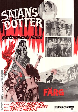 Daughters of Satan 1972 poster Tom Selleck Hollingsworth Morse
