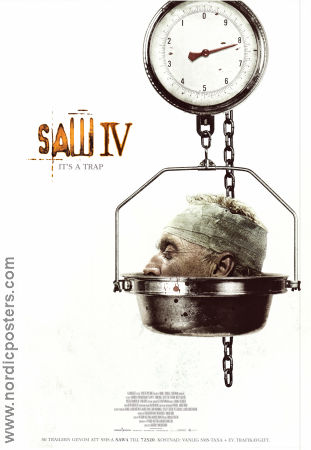 Saw IV 2007 movie poster Tobin Bell Scott Patterson Louis Ferreira Darren Lynn Bousman