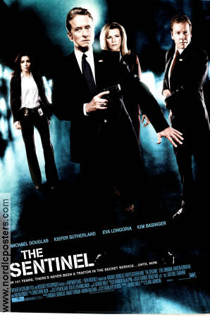 The Sentinel 2006 movie poster Michael Douglas Kiefer Sutherland Eva Longoria Kim Basinger Clark Johnson