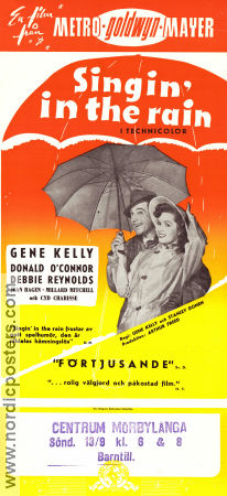 Singin´ in the Rain 1952 movie poster Gene Kelly Debbie Reynolds Donald O´Connor Stanley Donen Musicals