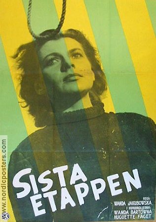 Sista etappen 1949 movie poster Wanda Bartowna Country: Poland
