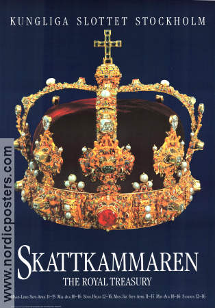 Skattkammaren Kungliga slottet 1991 poster Find more: Museum Find more: Stockholm