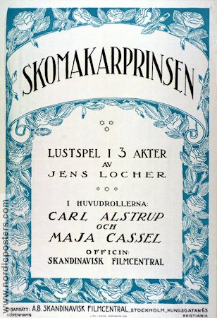 Skomakarprinsen 1920 movie poster Carl Alstrup