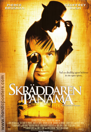 The Tailor of Panama 2001 movie poster Pierce Brosnan Geoffrey Rush Jamie Lee Curtis John Boorman