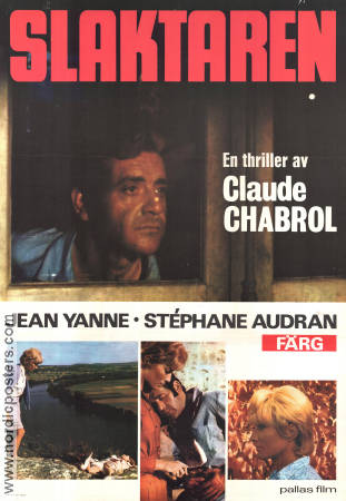 Le Boucher 1970 poster Stéphane Audran Claude Chabrol
