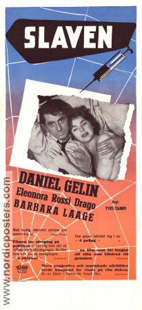 The Slave 1953 movie poster Daniel Gélin Eleonora Rossi Drago Barbara Laage Yves Ciampi
