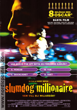 Slumdog Millionaire 2008 poster Dev Patel Danny Boyle