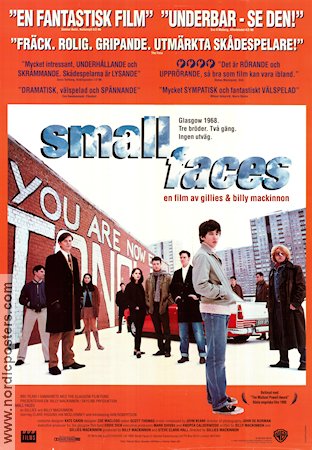 Small Faces 1995 movie poster Iain Robertson Joe McFadden Claire Higgins Gillies MacKinnon