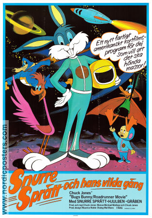 The Bugs Bunny Road-Runner Movie 1979 movie poster Mel Blanc Bugs Bunny Chuck Jones Animation