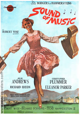 Sound of Music 1965 poster Julie Andrews Robert Wise