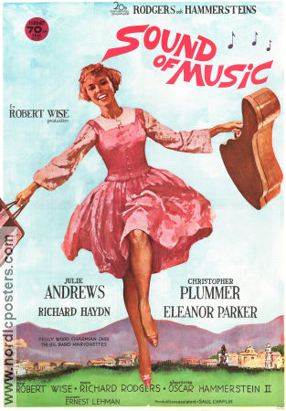 The Sound of Music 1965 poster Julie Andrews Robert Wise