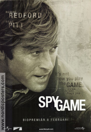 Spy Game 2001 movie poster Robert Redford Tony Scott