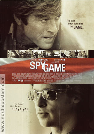 Spy Game 2001 movie poster Robert Redford Brad Pitt Catherine McCormack Tony Scott