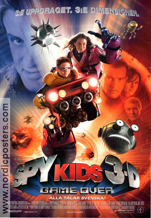 Spy Kids 3: Game Over 2003 movie poster Daryl Sabara Alexa PenaVega Antonio Banderas Robert Rodriguez 3-D