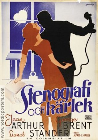 More Than a Secretary 1936 movie poster Jean Arthur George Brent