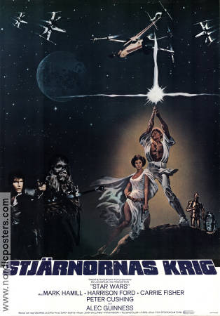 Swedish movie poster Star Wars 1977