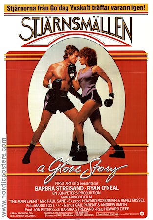The Main Event 1979 movie poster Barbra Streisand Ryan O´Neal Boxing