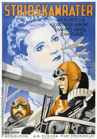 L´equipage 1936 movie poster Annabella Planes