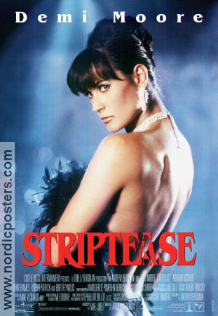 Striptease 1996 movie poster Demi Moore Armand Assante Burt Reynolds Andrew Bergman