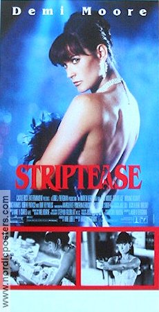 Striptease 1996 movie poster Demi Moore Armand Assante Burt Reynolds Andrew Bergman