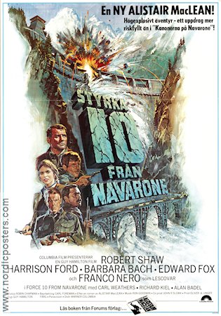 Force 10 From Navarone 1978 poster Harrison Ford Guy Hamilton