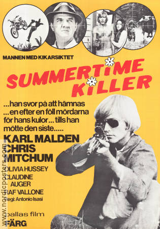 Summertime Killer 1972 movie poster Karl Malden Chris Mitchum Antonio Isasi