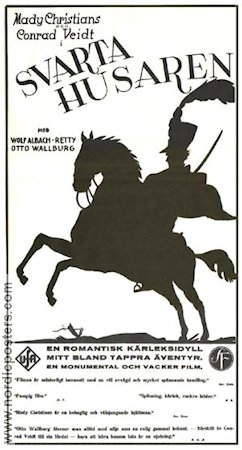 Der schwarze Husar 1933 movie poster Mary Christians Conrad Veidt