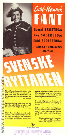 Svenske ryttaren 1949 movie poster Elisabeth Söderström Kenne Fant Åke Söderblom Gustaf Edgren