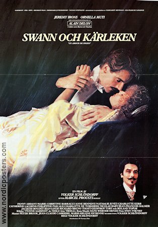 Un Amour de Swann 1984 movie poster Jeremy Irons Ornella Muti Alain Delon Volker Schlöndorff