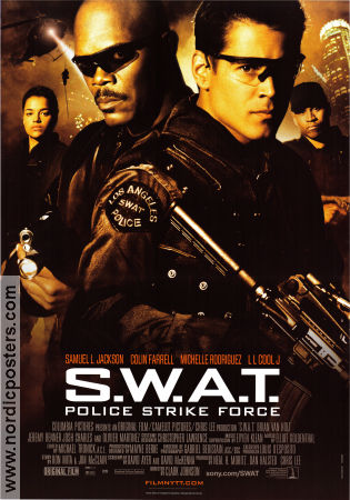 S.W.A.T. 2003 poster Samuel L Jackson Clark Johnson