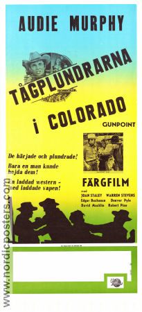 Gunpoint 1966 movie poster Audie Murphy Joan Staley Warren Stevens Earl Bellamy